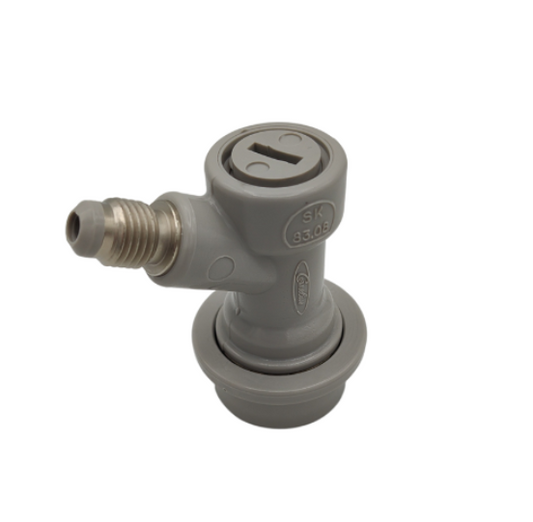 Cornelius kobling med 7/16" UNF grå