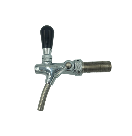 Lindr hane m. 55mm bagstykke - Krom