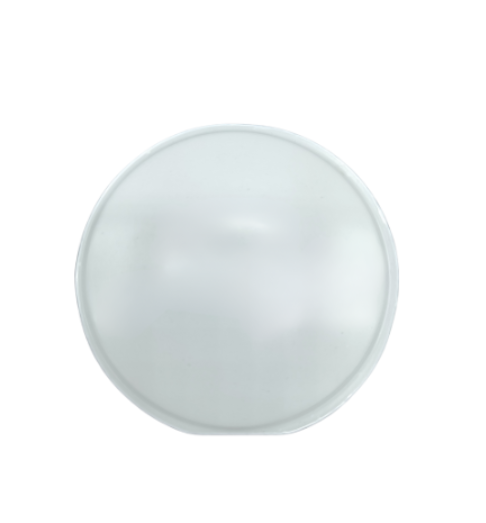 Monogram 74mm - rund og hvid