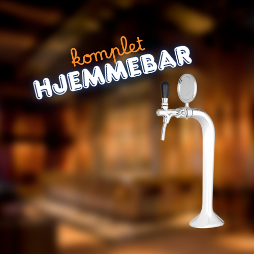 Hjemmebar 1P Komplet krom