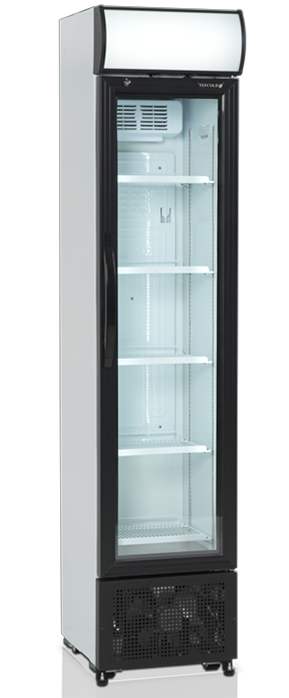 Display køleskab - smalt hvid