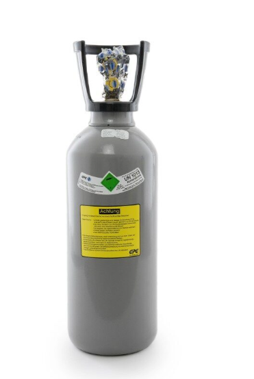 CO₂-flaske  à 6 kg. med kulsyre