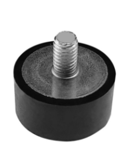 Gummifod med 6 mm. bolt til Kontakt anl