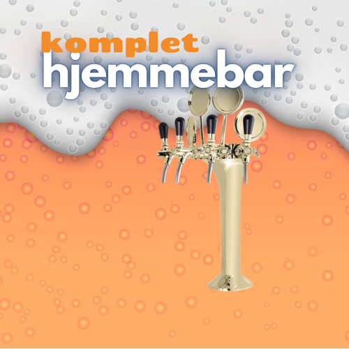 Hjemmebar 4P - komplet forfyldt
