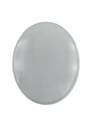 Monogram, oval, transparent
